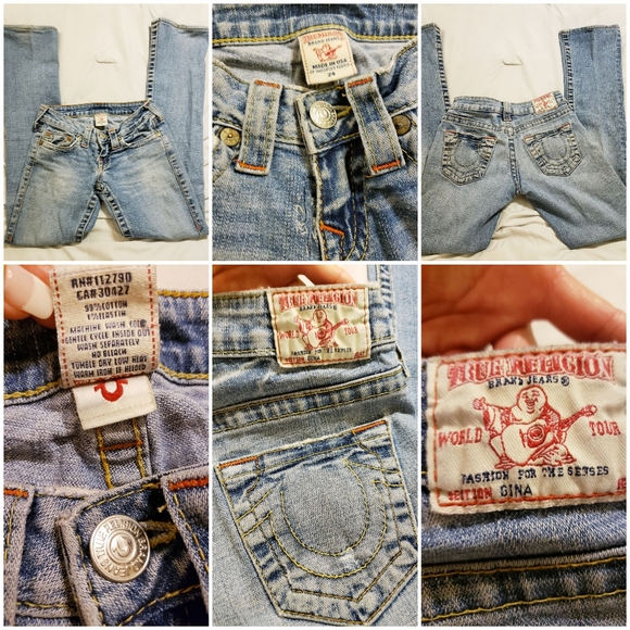TRUE RELIGION GINA Jeans. Excellent Condition - Picture 1 of 1